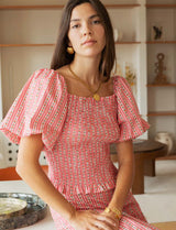 Top rosa floreado Gael