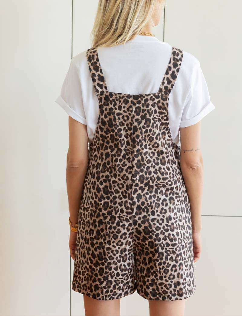 Faby Leopard Overalls
