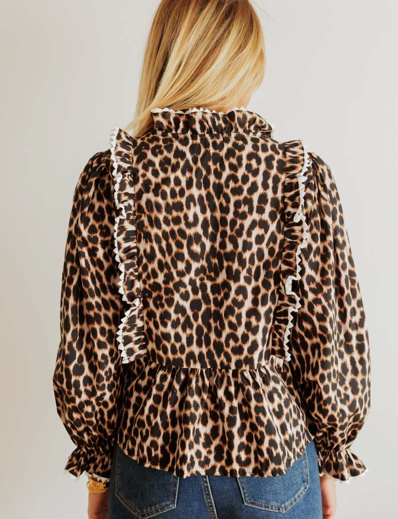 Blouse léopard Batisa