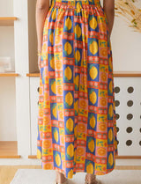 Yvelle citrus skirt
