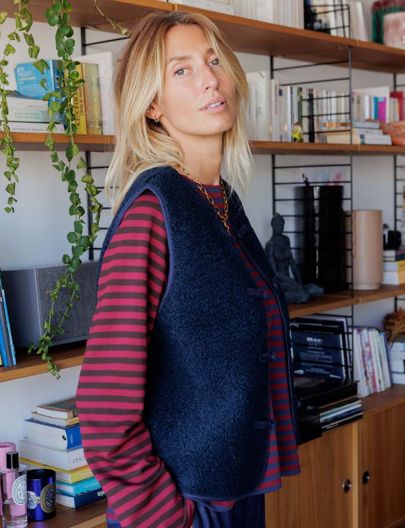 Gilet marine Gil