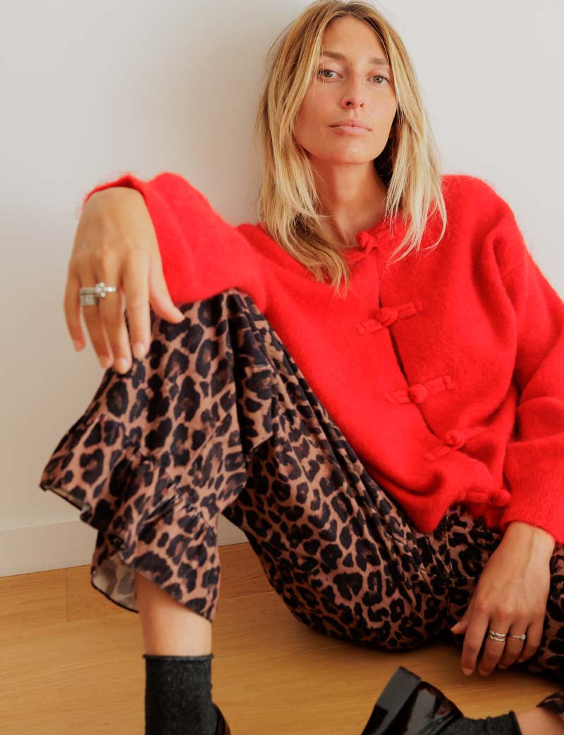 Arthur leopard trousers