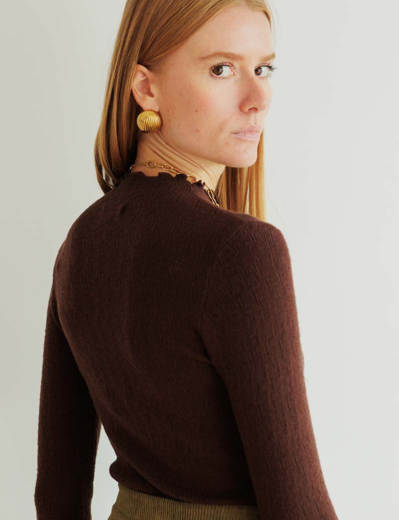 Top marron Gavriel