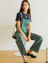 Roey navy & green overalls