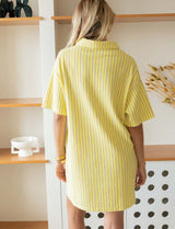 Yellow Tamar terry cloth robe