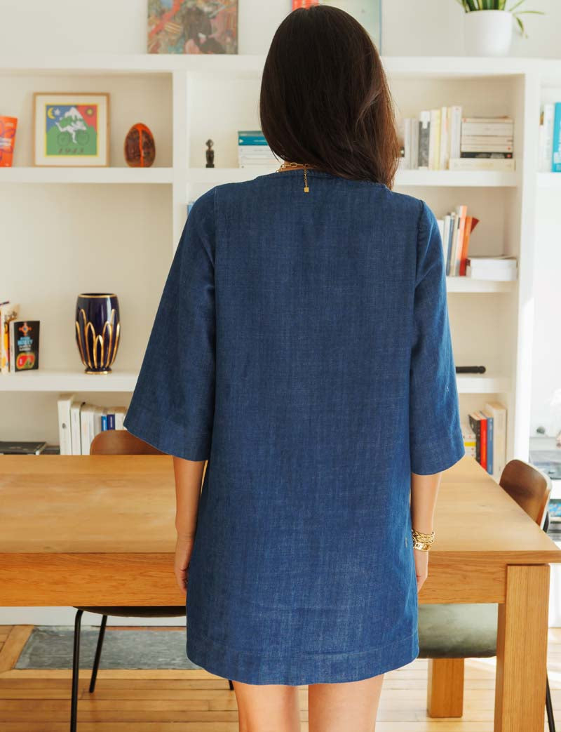 Robe bleue Shila