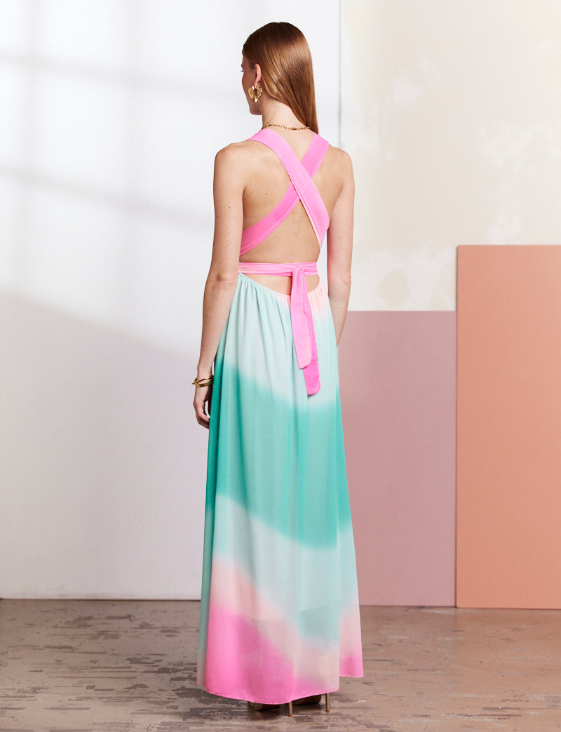 Multi pink Carina dress
