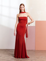 Cyra terracotta dress