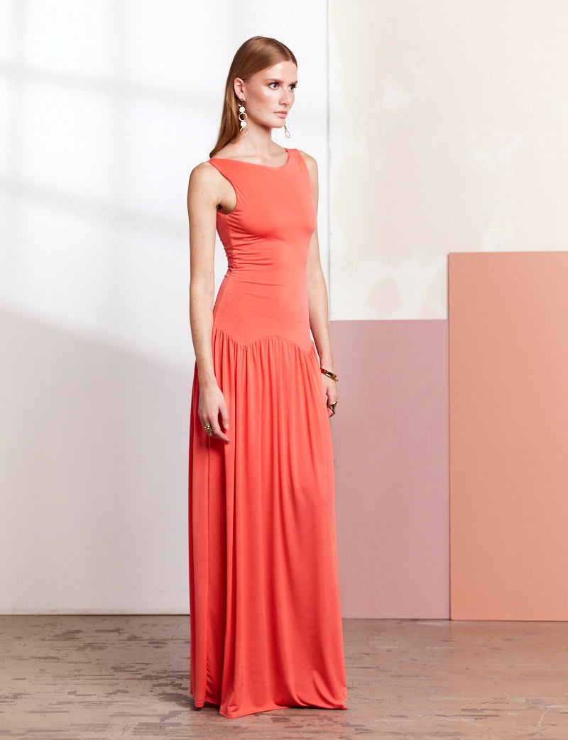 Chloé coral dress