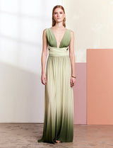 Robe dégradé olive Annabella