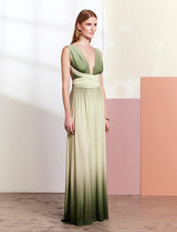 Robe dégradé olive Annabella