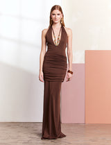 Brown Elena Dress
