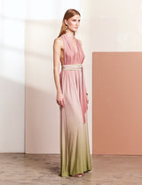 Robe rose & olive Annabella