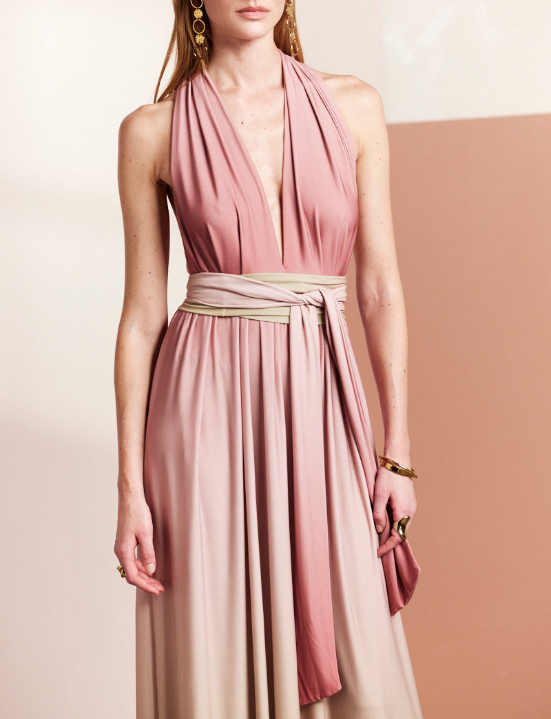 Pink & olive Annabella dress