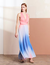 Pink and Blue Solina Dress