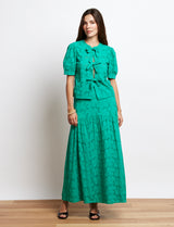 Turquoise blouse Dinis