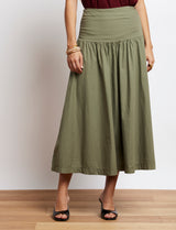 Jupe olive Remi