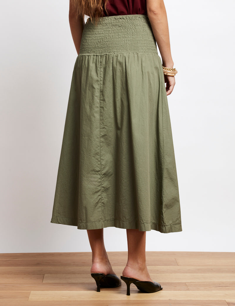 Jupe olive Remi