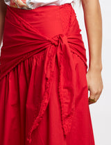 Red skirt Remi