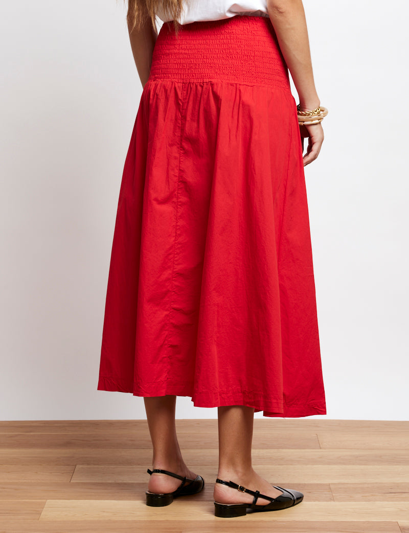 Red skirt Remi