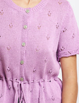 Gilet lilas Nika