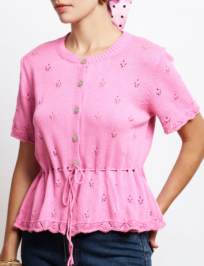 Gilet rose Nika