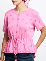 Gilet rose Nika