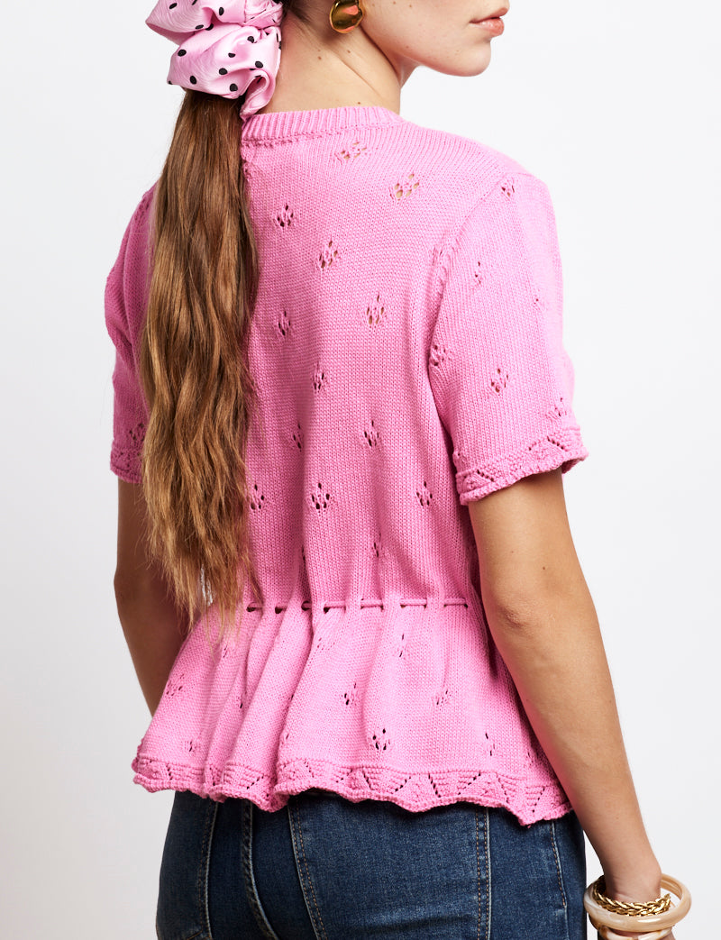 Gilet rose Nika