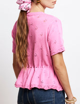 Gilet rose Nika