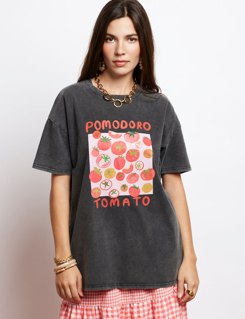 Camiseta gris Pomodoro