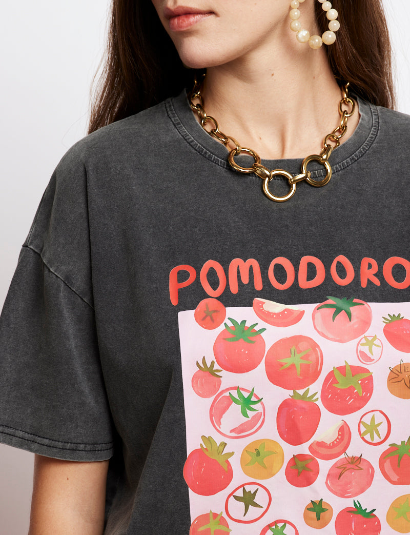 Camiseta gris Pomodoro