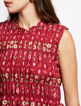 Burgundy Mayana dress