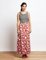 White skirt & Maria tomatoes