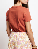 Jupe jaune paisley Maria