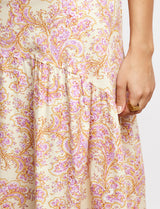 Jupe jaune paisley Maria