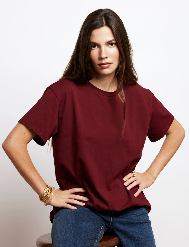 T-shirt bordeaux Bob