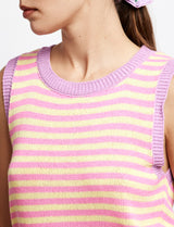 Top lilac, pink & yellow Nina