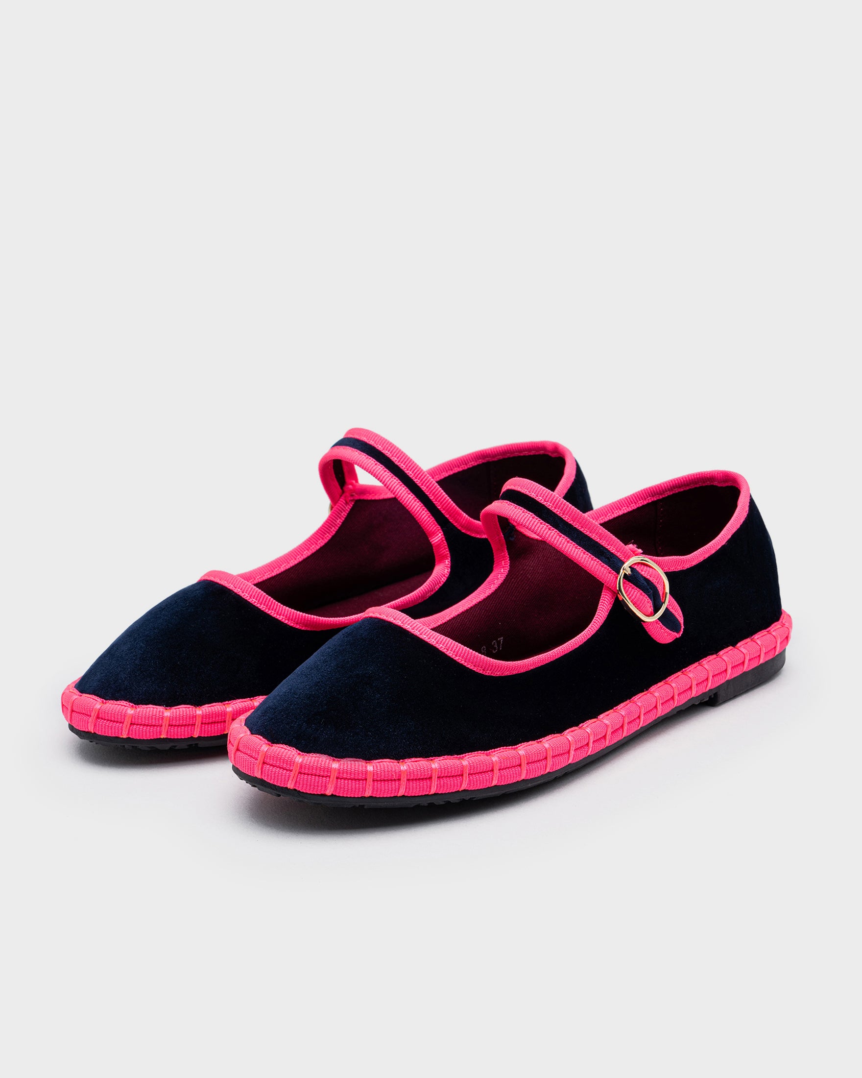Ballerines marine & fluo Nono
