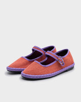 Orange & Lilac Dizy Ballet Flats