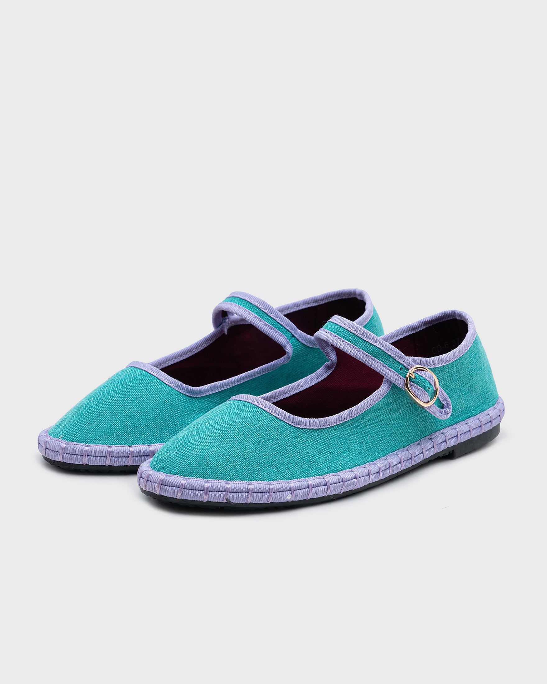 Aqua & Lilac Dizy Ballet Flats