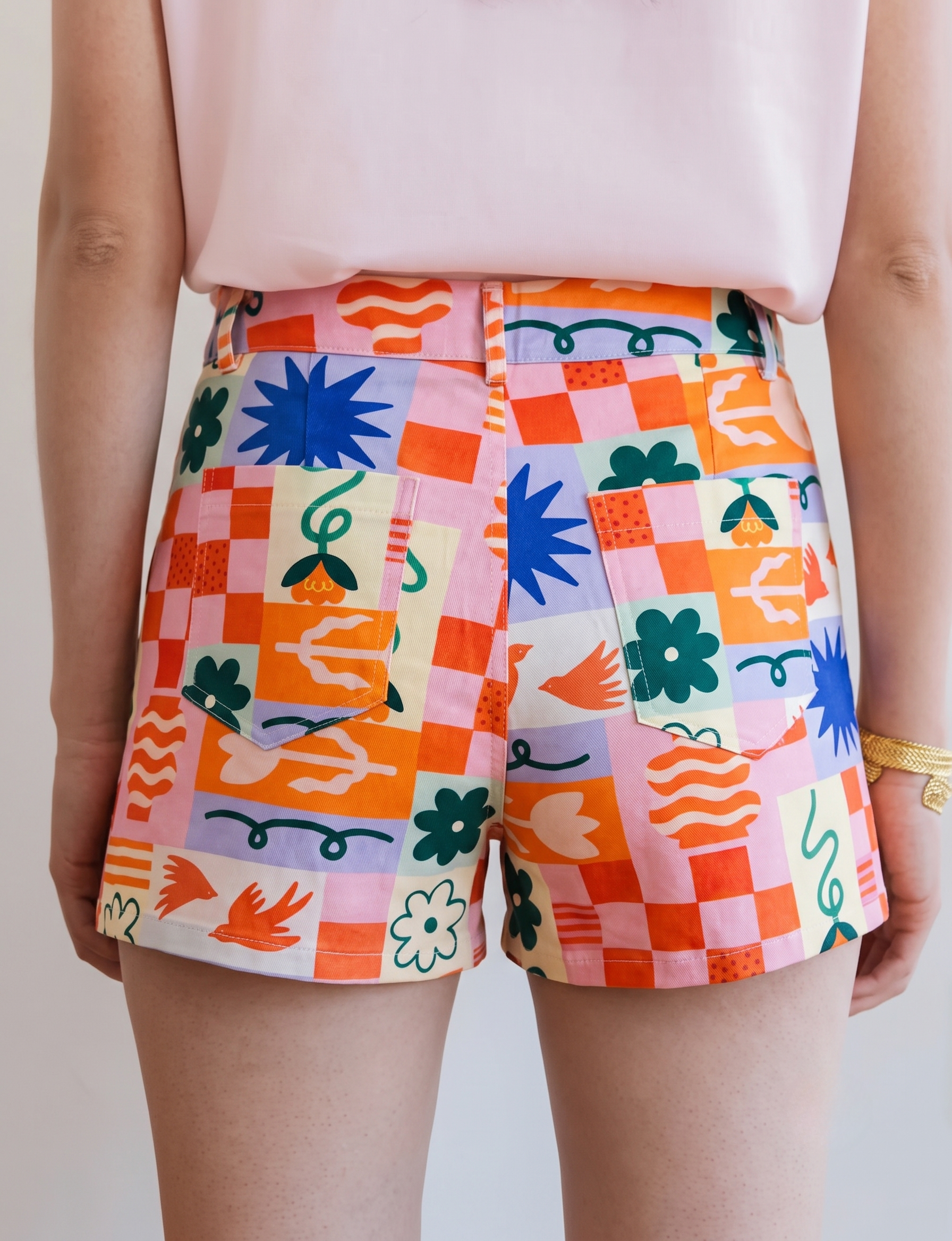 Short mosaïque Kevy