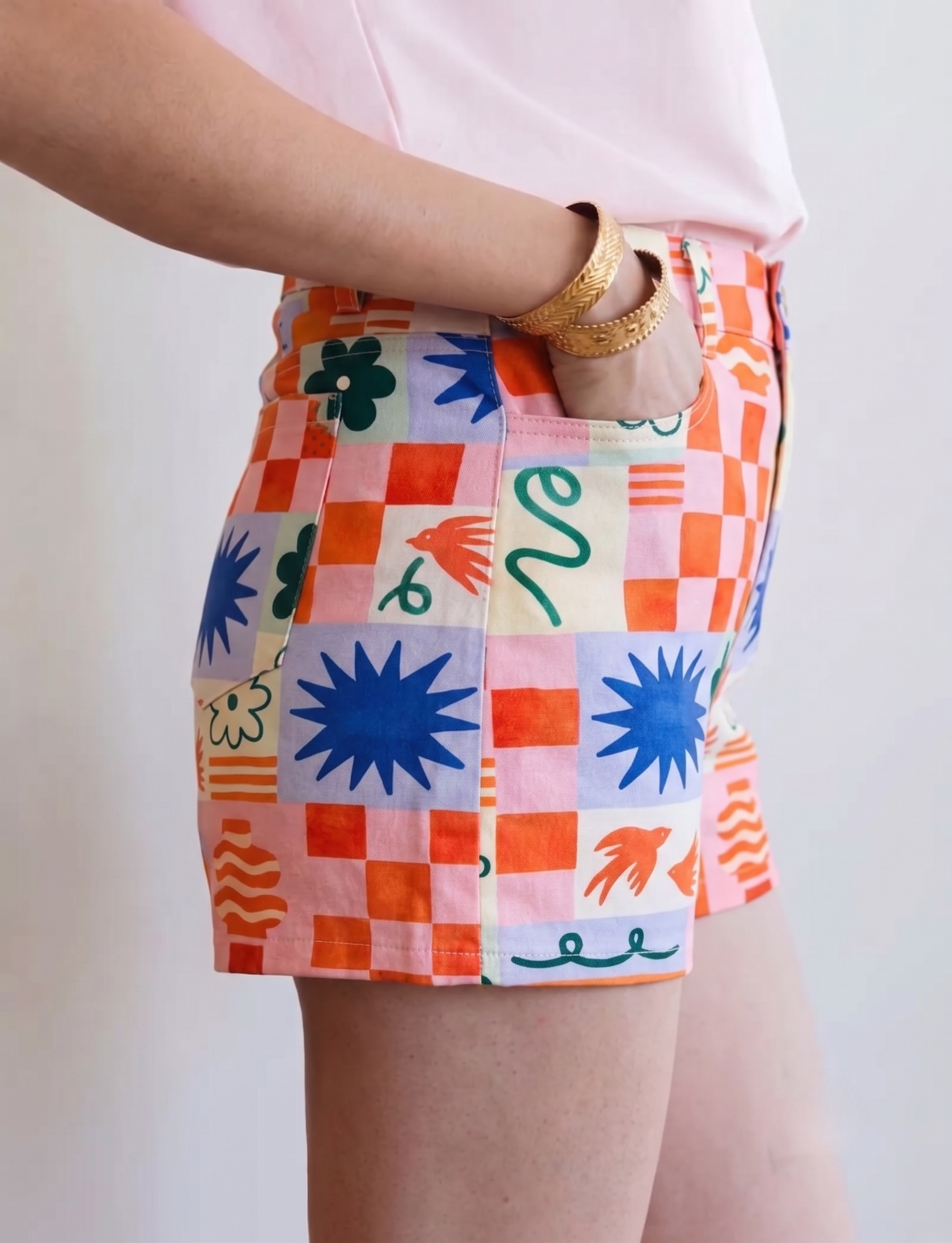 Short mosaïque Kevy